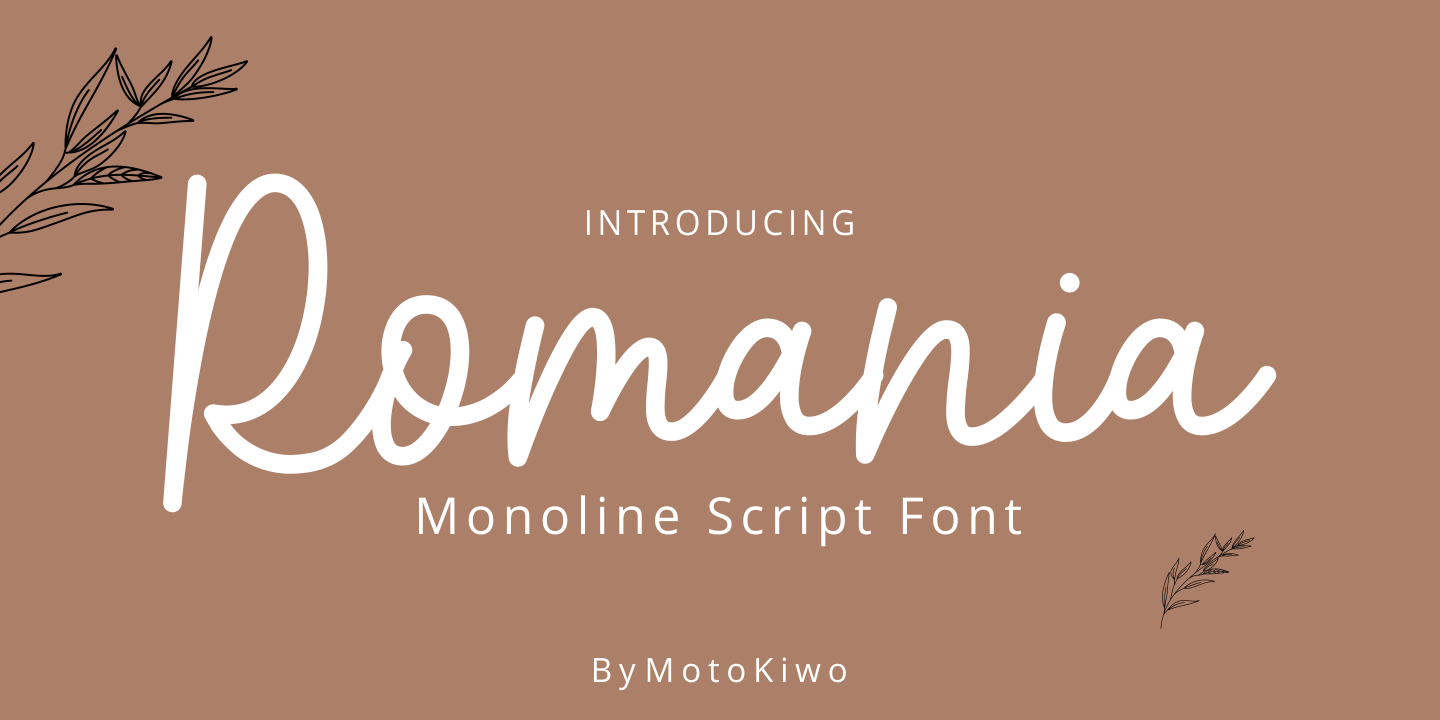 Romania Regular Font preview